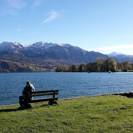 Ferienwohnung Claudia Mit Terrasse Nussdorf am Attersee Luaran gambar